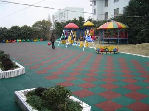 Kindergarten Playground Rubber Flooring Tiles — Safety Meets Sustainability