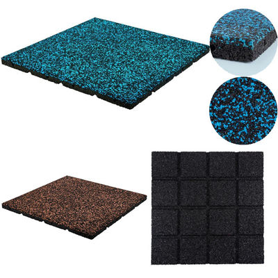 Prezzo buono 500*500mm Piastrelle per pavimenti sportivi personalizzate per palestra fitness pavimenti insonorizzati in linea