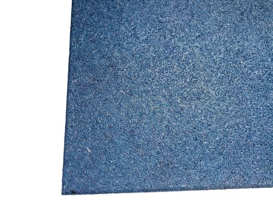 Goede prijs. Blauwe buitenrubbervloer 1000X1000X15mm Vierkante rubbervloermatten Anti-slip online