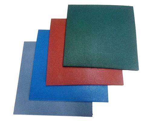 Good price Sound Insulation Outdoor Rubber Flooring Shock Absorbing Blue For Playground online