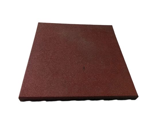 Good price SBR Rubber Square Mats Red Outdoor Safety Flooring For Playgrounds online