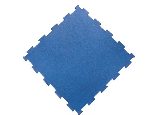 Harga bagus 500 * 500mm Karet Interlocking Flooring Tile Tidak Bau Berat Angkat Lantai Mats Anti slip on line