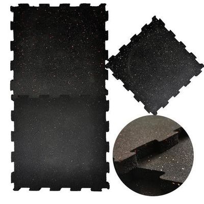 Bom preço Tapetes de piso de ginástica de entrelaçamento preto Antiderrapante Laminado piso de ginástica 1000X1000X50mm on-line