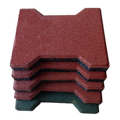 Bon prix Des pavés en caoutchouc SBR des tapis en caoutchouc colorés anti-dérapant en ligne