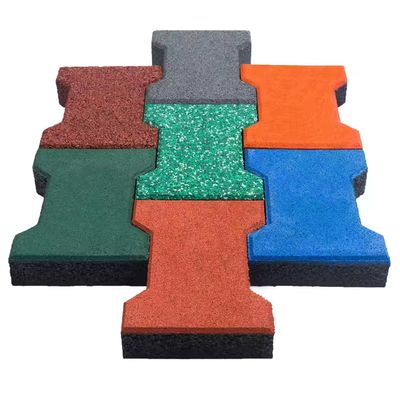 Good price Rubber Mat Safety Walkways Horse Barn Floor Dog Bone Rubber Flooring Tiles Paver online