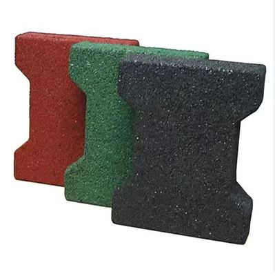 Harga bagus Anti Slip SBR Kuda Karet Lantai Stabil Interlocking 35mm on line