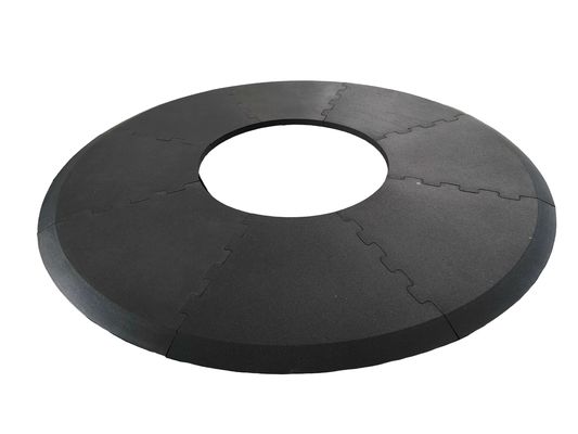 ราคาดี 1000 * 600 มิลลิเมตร ยาง Gym Mat สีดํา Grounding Earthing Mat แอนติสลิป ออนไลน์