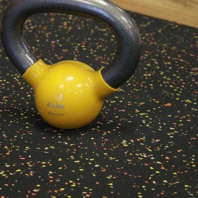 Good price Custom Commercial Gym Flooring Rolls Green / Blue Rubber Non Slip Matting Roll online