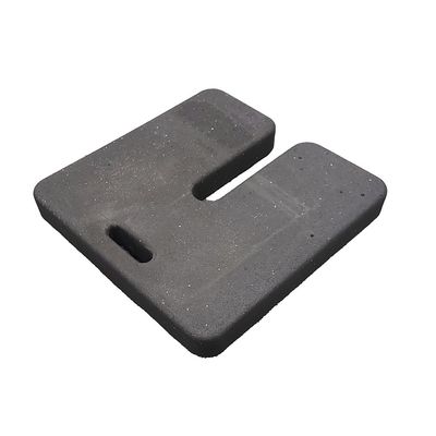 Prezzo buono 30 libbre Peso di base di gomma 18X18X2.6 pollici Base di gomma riciclata 1,0 g/cm3 in linea