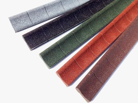Harga bagus 1200*100mm Rubber Landscape Edge Grey / Green Rubber Flower Bed Edge on line