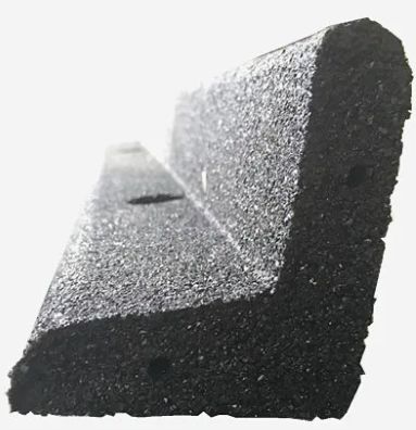 Prezzo buono Bordura per aiuole in gomma riciclata 1200x100mm Nera in linea