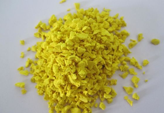 Bom preço Amarela / Laranja Pelotas de Mulch de Borracha Granulado de Borracha de Jardim Ecológico on-line