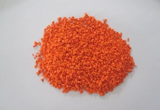 Harga bagus 1mm - 4mm Granula Karet Daur Ulang Granula Karet Elastis Untuk Taman bermain on line