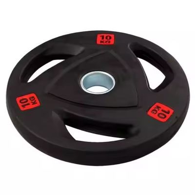 Good price 15kg Rubber Weight Plates Customized Weight Lifting Plates Black online
